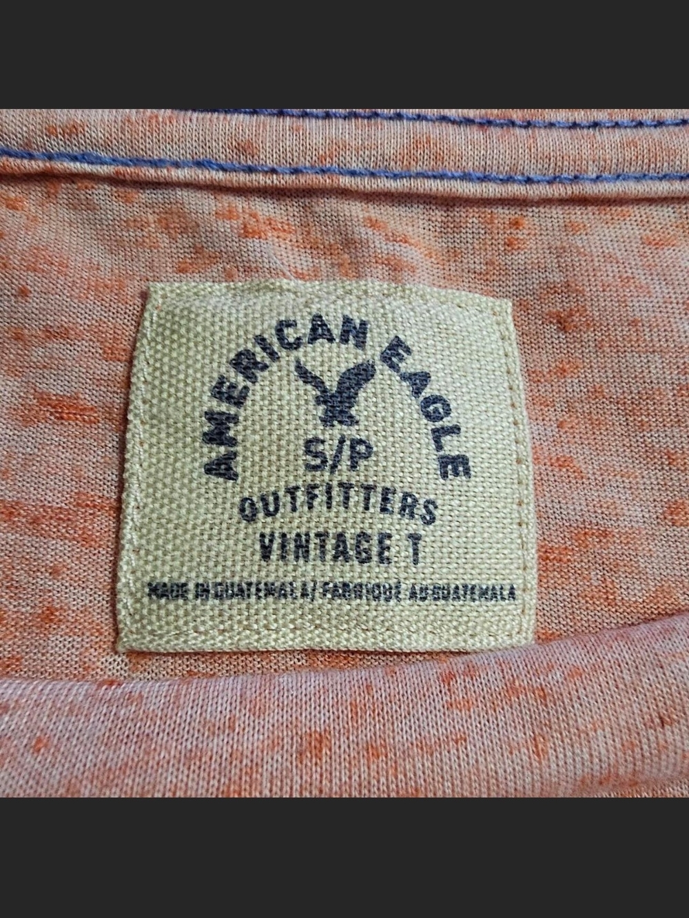 American Eagle Outfitters Vintage T-Shirt - Orange Speckled